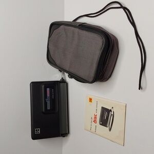 Kodak Disc 6100 PARTS camera with instruction booklet and generic case